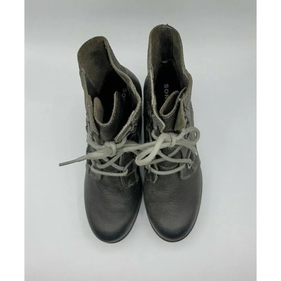 Sorel Joan of Arctic Wedge ii Waterproof Bootie #NL3491-052 in Quarry Size 7 - Picture 3 of 9
